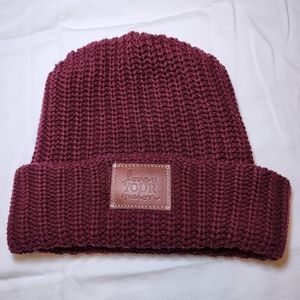 Love Your Melon Burgundy Cuffed Beanie